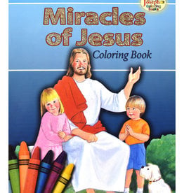 Catholic Book Publishing Miracles of Jesus Coloring Book, by Lawrence Lovasik and Paul Bianca (paperback)