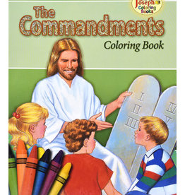 Catholic Book Publishing Coloring Book About the Commandments, by Rev. Lawrence Lovasik and illustrated by Paul T. Bianca