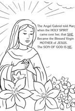 Catholic Book Publishing Coloring Book About the Angels, with pictures and rhymes by Emma McKean