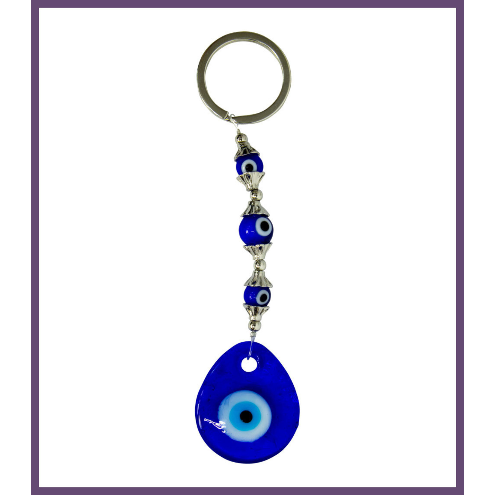 Evil Eye Talisman Key Ring With 