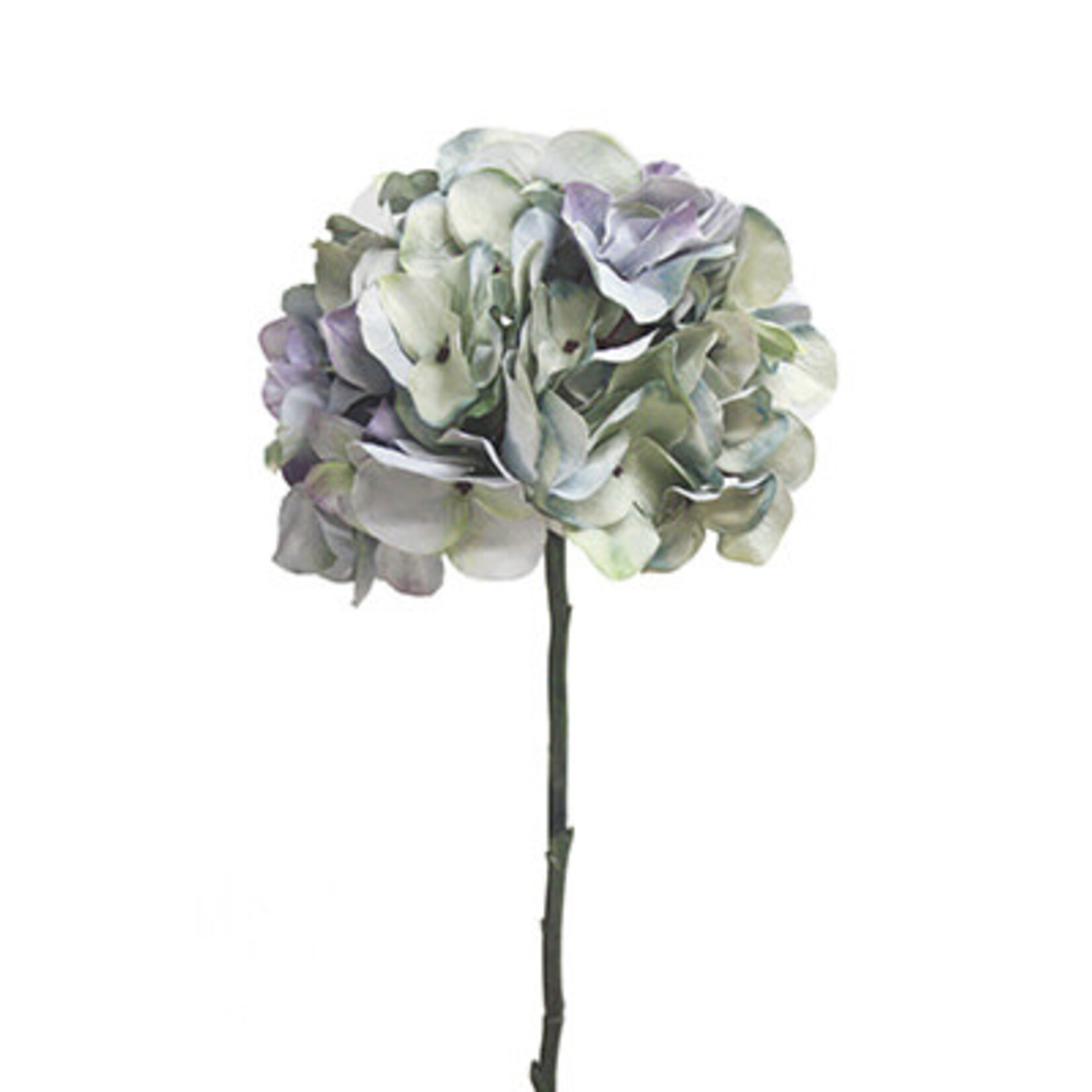 30" HYDRANGEA SPRAY AQUA TEAL
