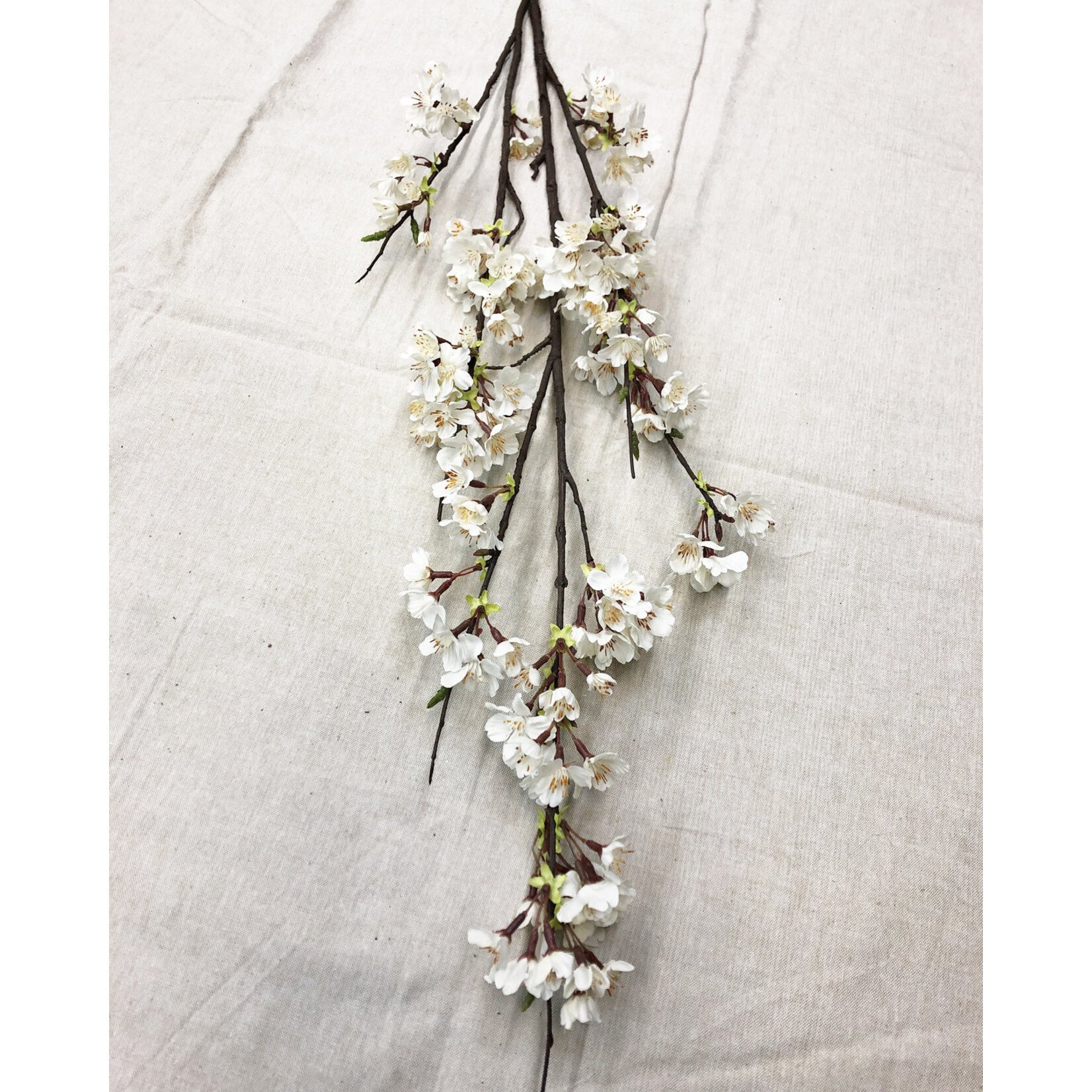 51"  CHERRY BLOSSOM SPRAY WHITE