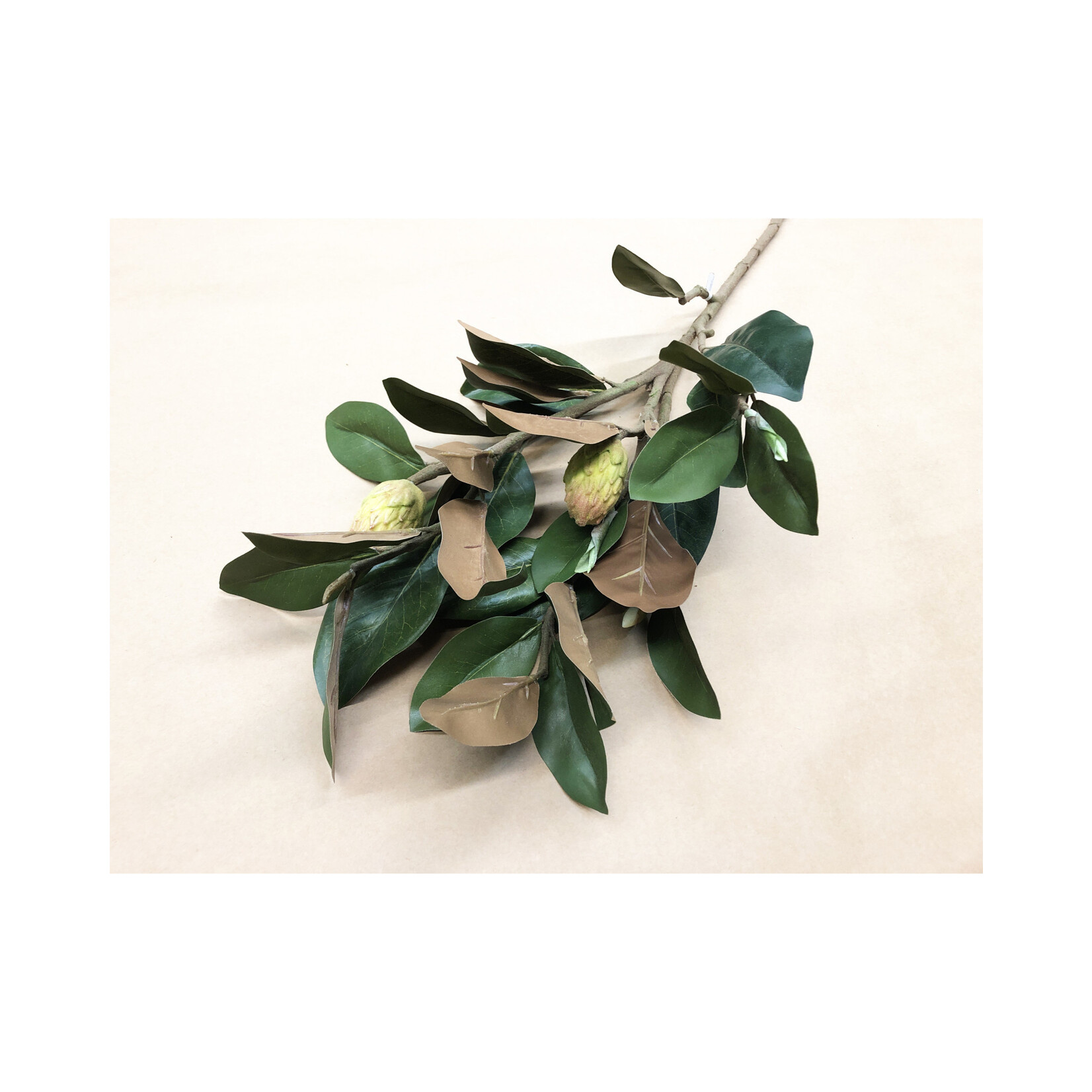 37" MAGNOLIA BUD SPRAY GREEN