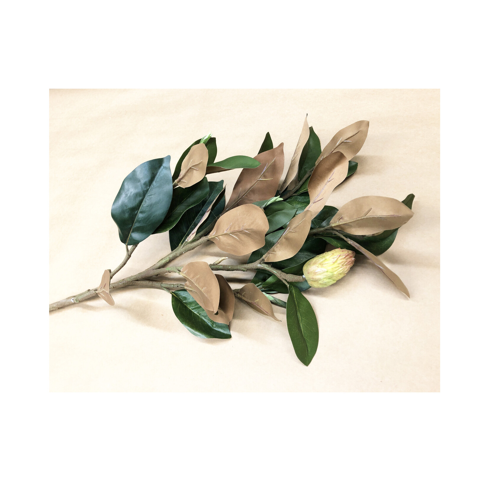 37" MAGNOLIA BUD SPRAY GREEN