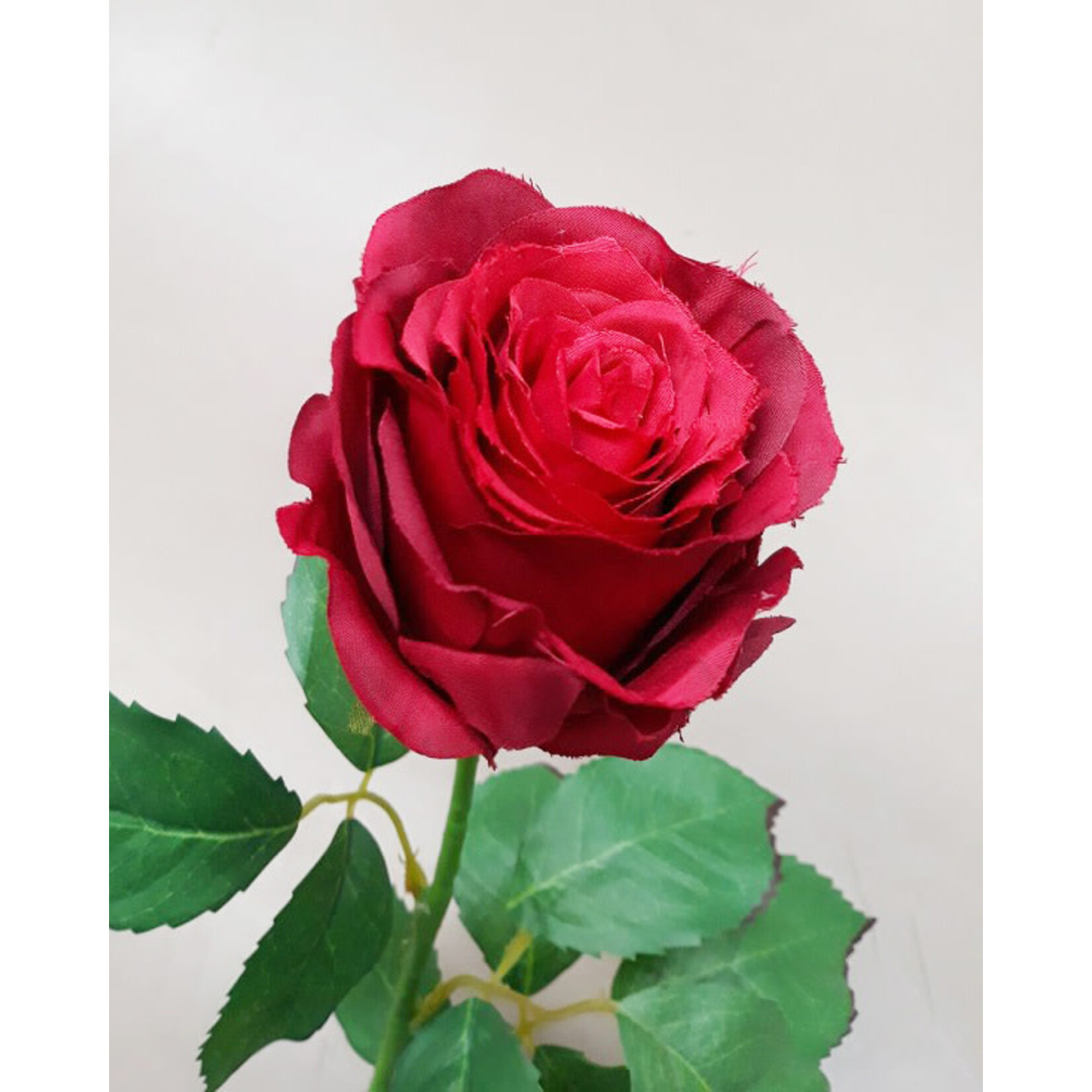 27.5" COTTAGE ROSE BUD SPRAY RED