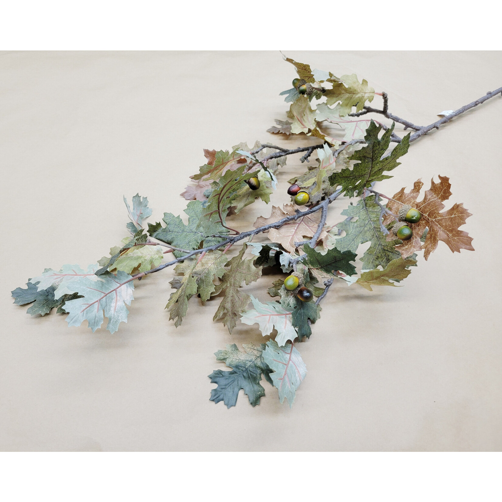 54" OAK SPRAY GREEN BROWN