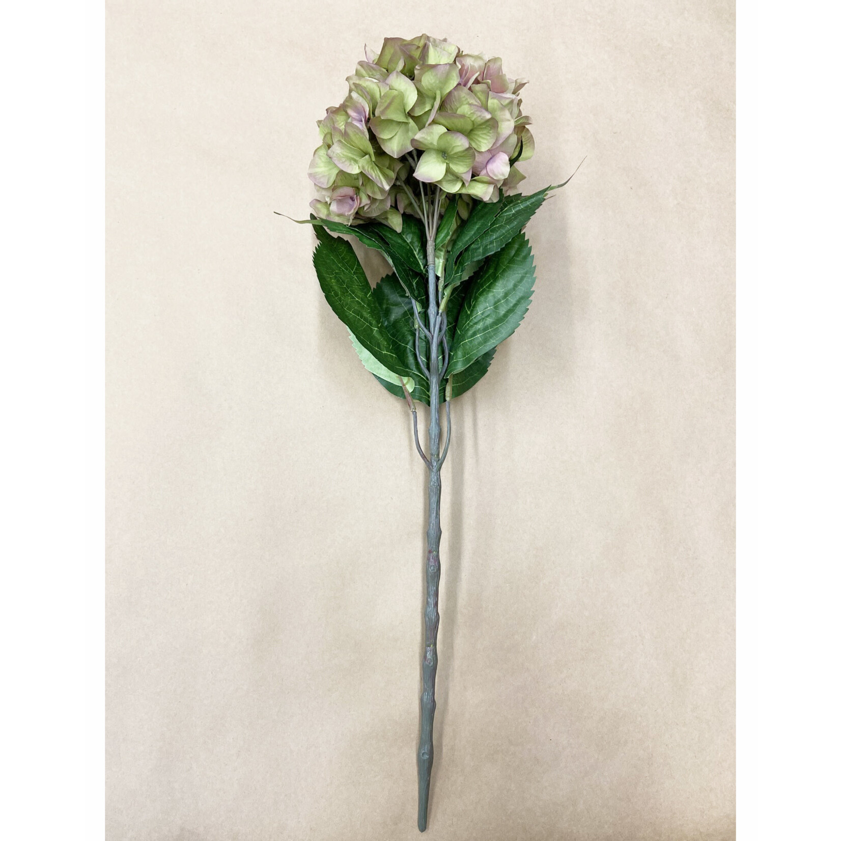25.5" HYDRANGEA SPRAY MAUVE GREEN
