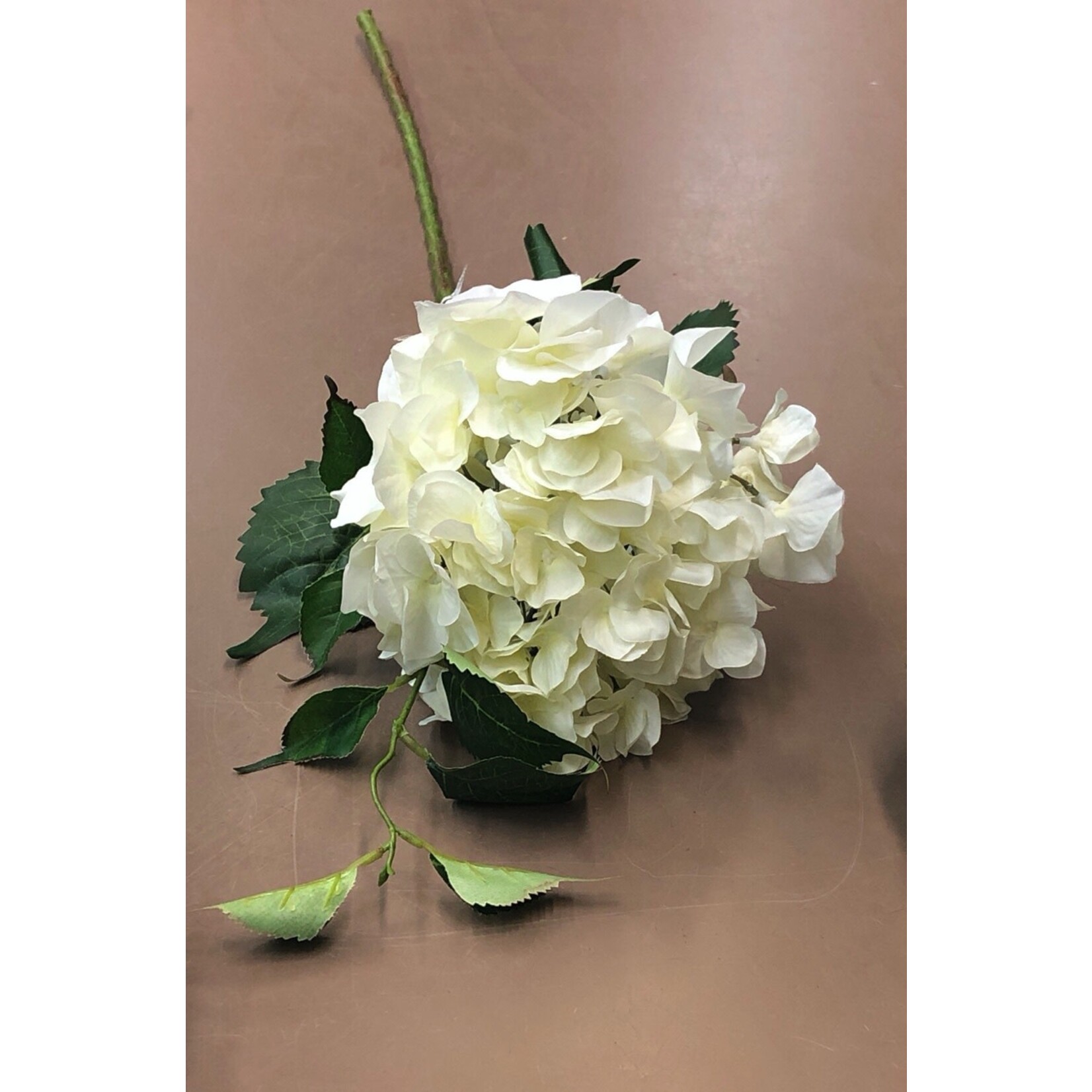 34" HYDRANGEA SPRAY CREAM WHITE