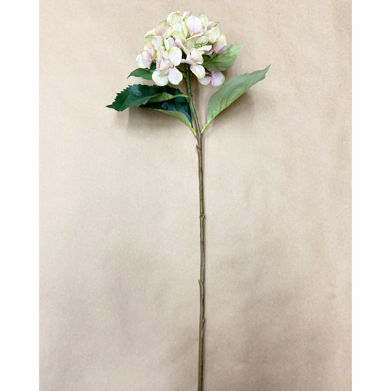 27" HYDRANGEA SPRAY PINK GREEN