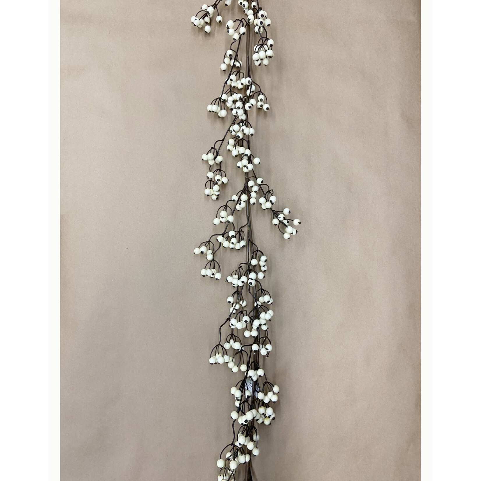 72" BERRY GARLAND WHITE