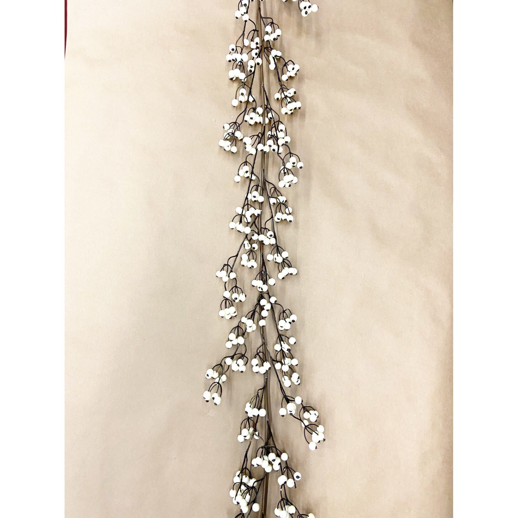 72" BERRY GARLAND WHITE