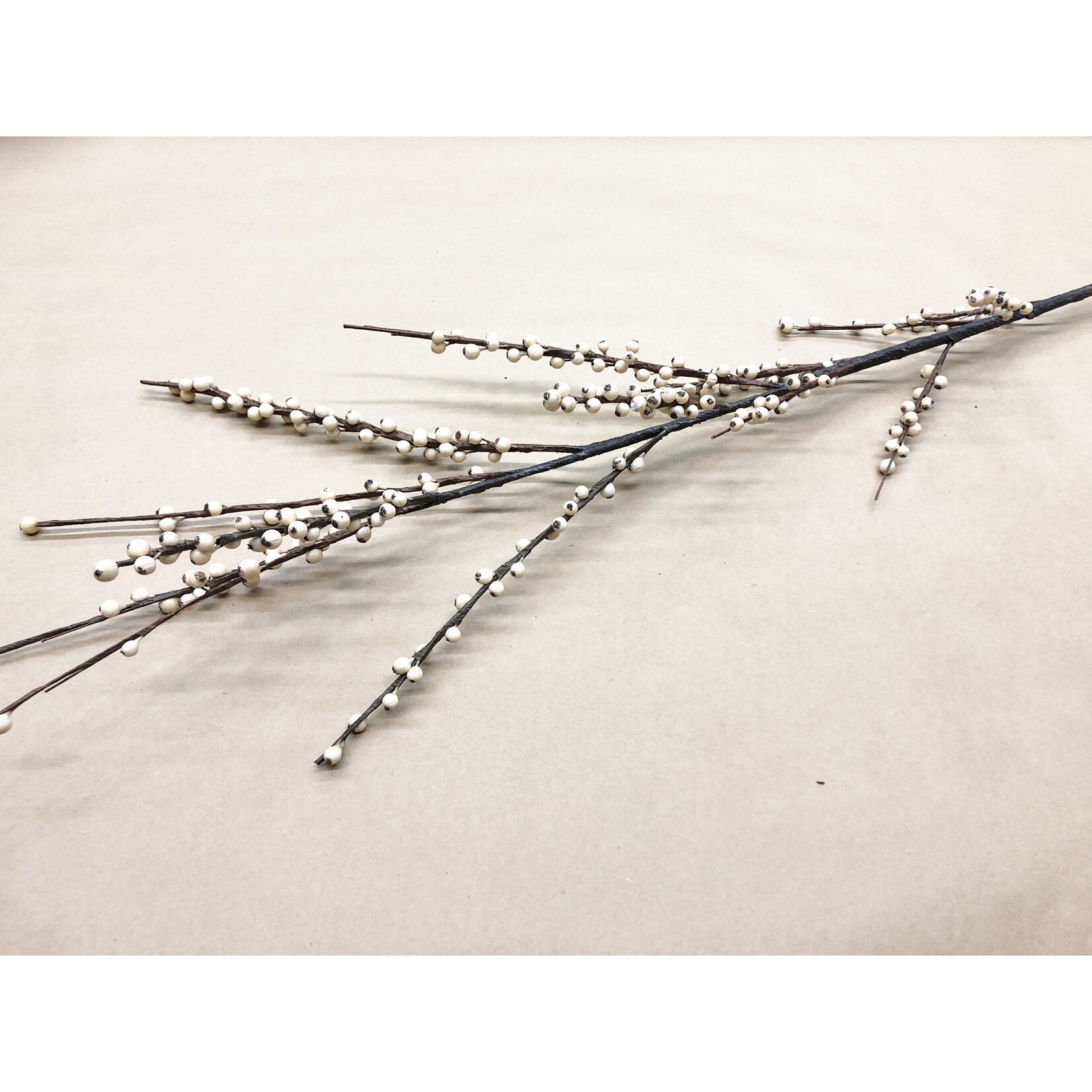 54" ILEX BERRY BRANCH CREAM