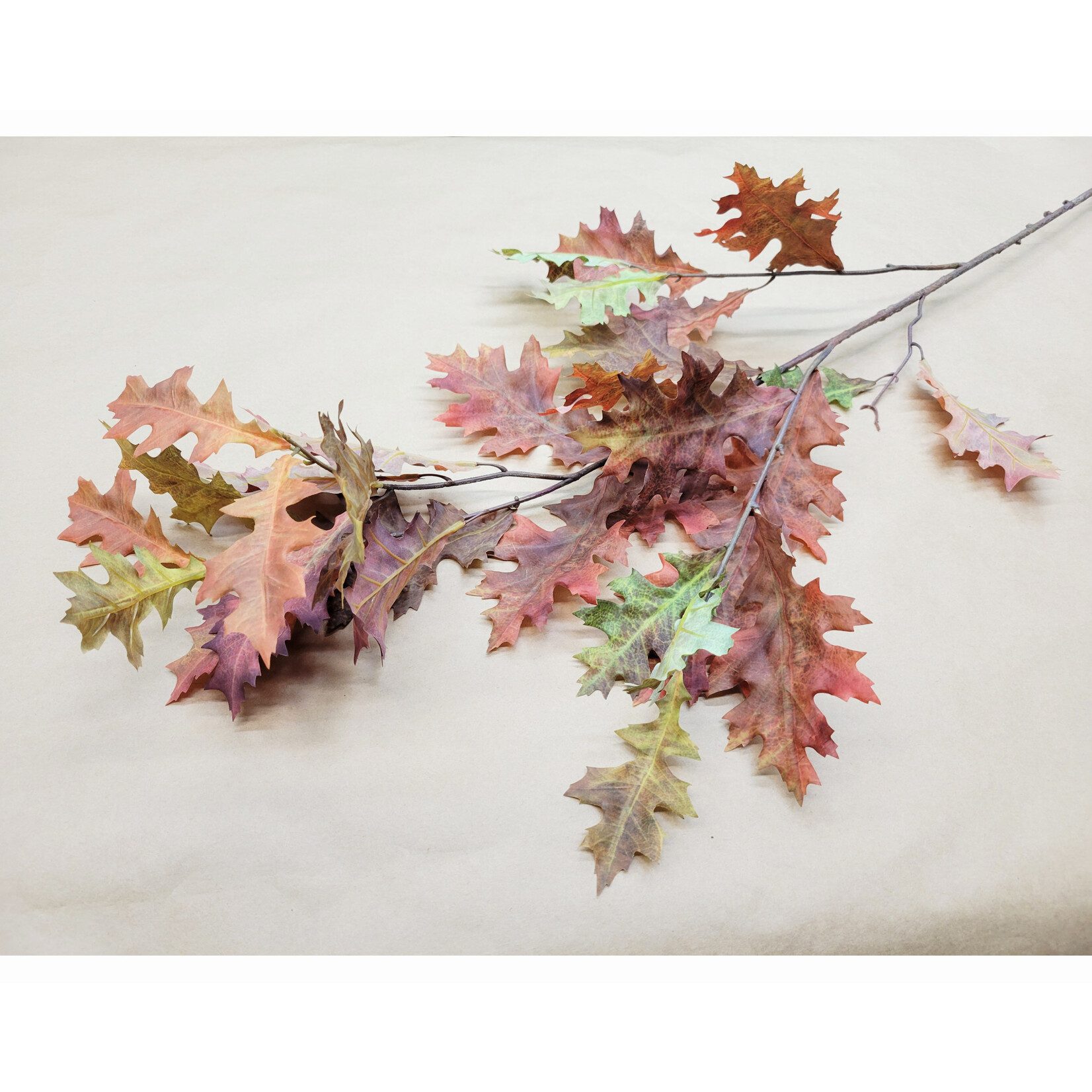 52" OAK BRANCH ORANGE GREEN