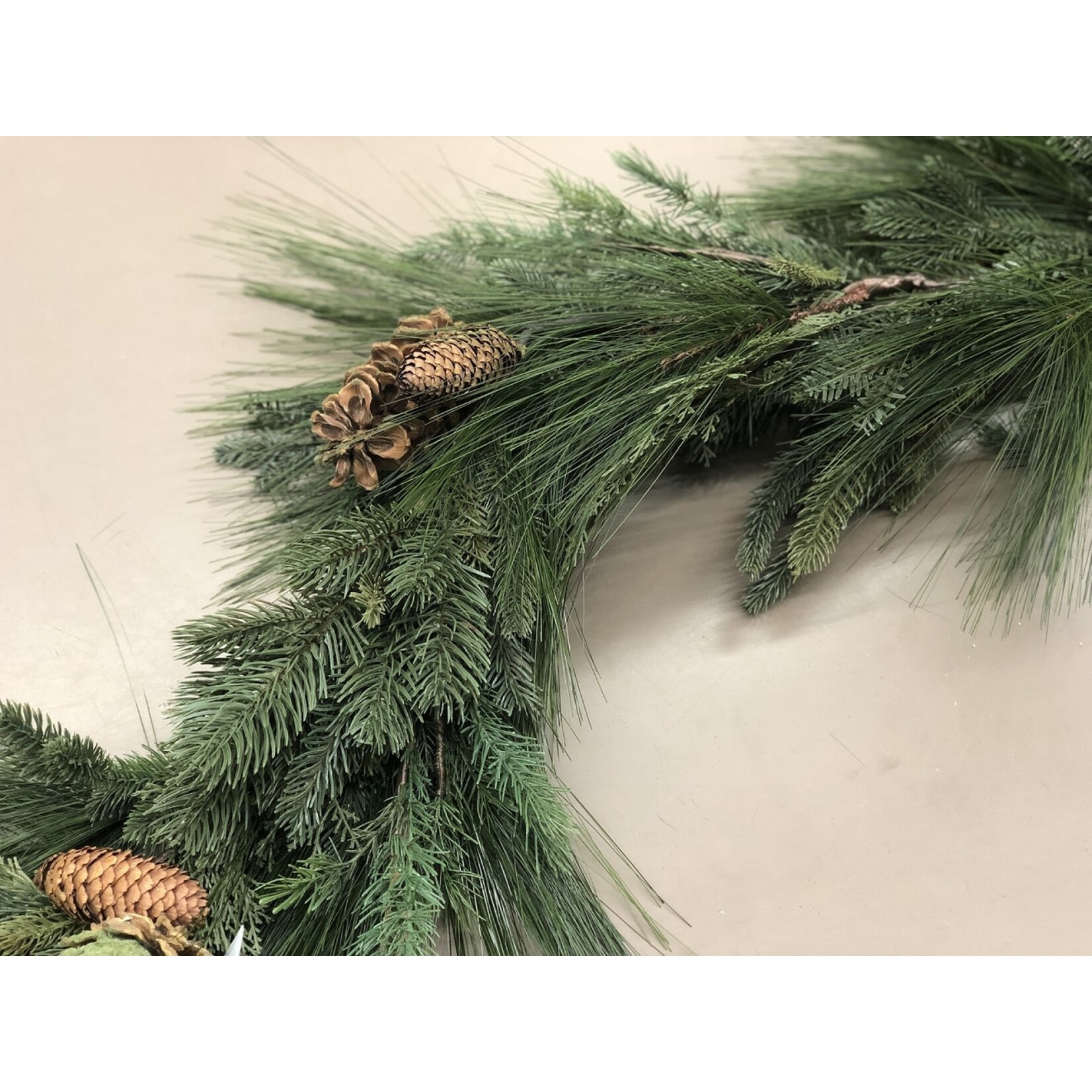 6' MIXED PINE GARLAND GREEN