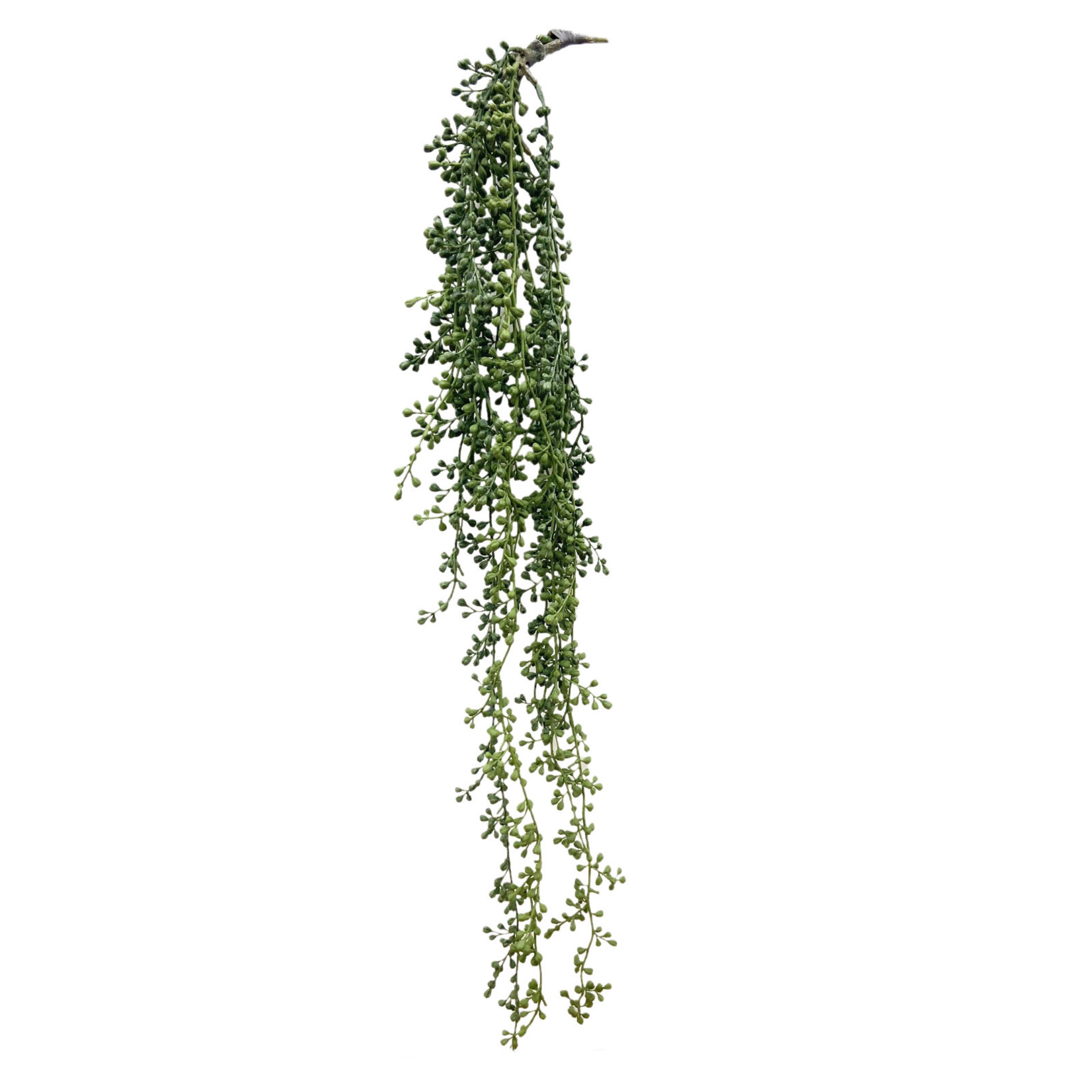39" STRING OF PEARL HANGING SPRAY GREEN