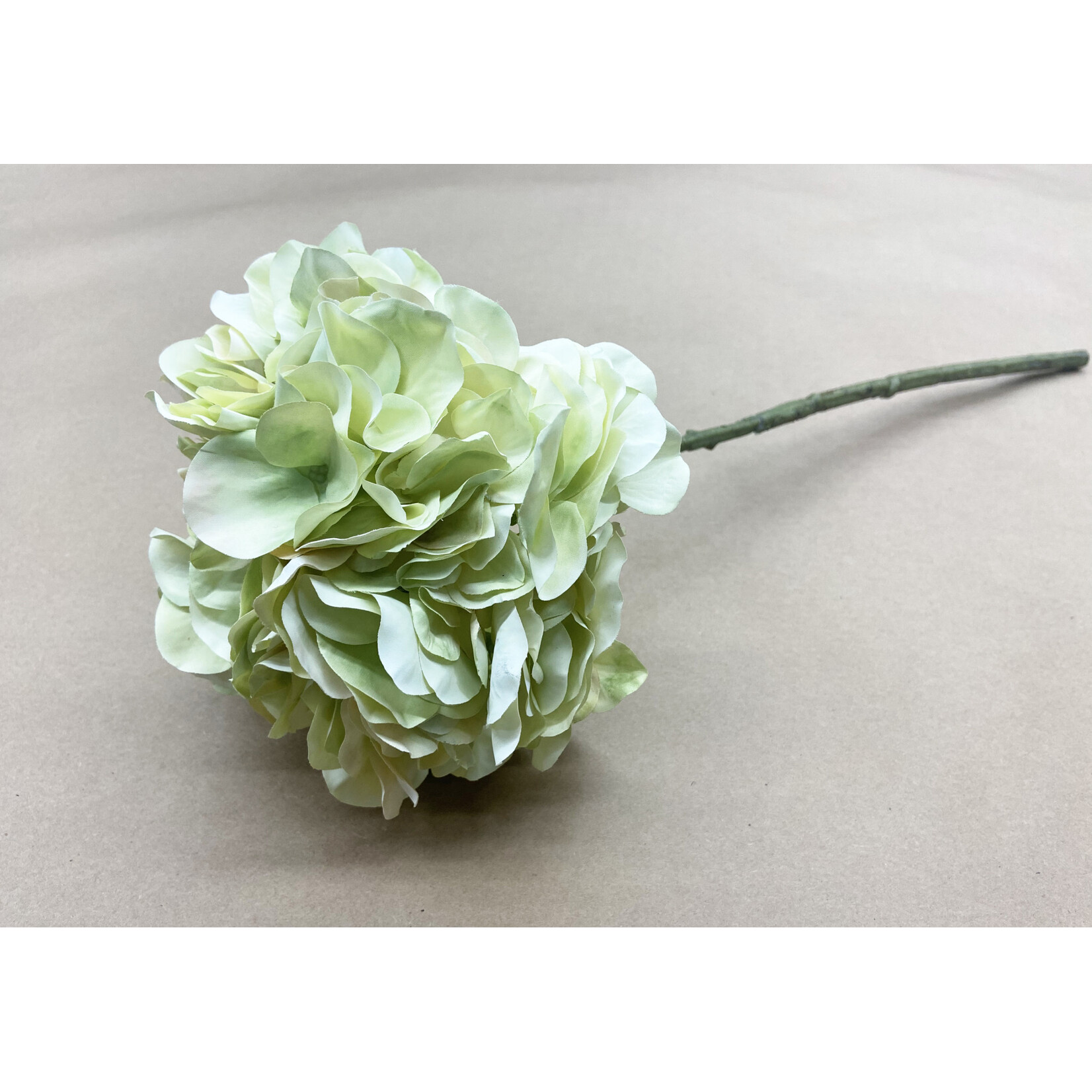 21" HYDRANGEA SPRAY LIGHT GREEN