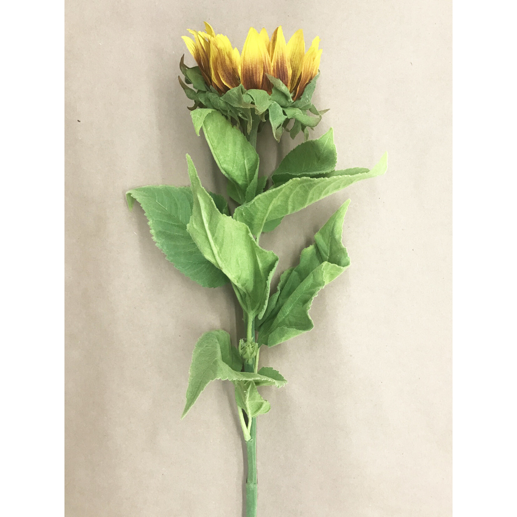 36" SUNFLOWER STEM YELLOW WITH BLACK CENTER