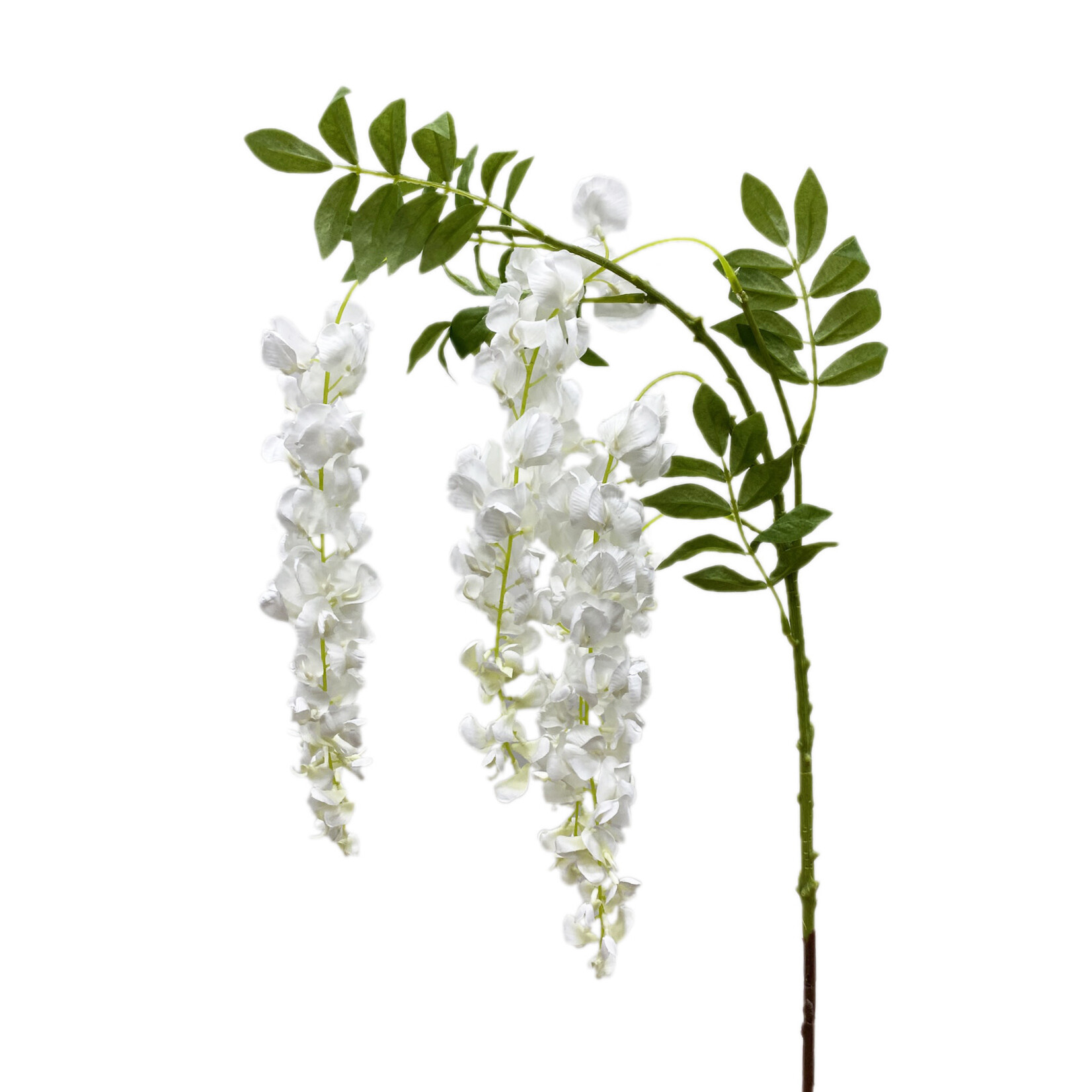 48" WISTERIA STEM WHITE