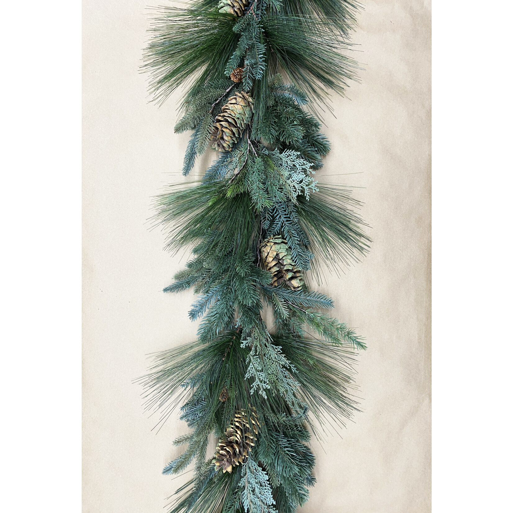 6' MIXED PINE GARLAND GREEN