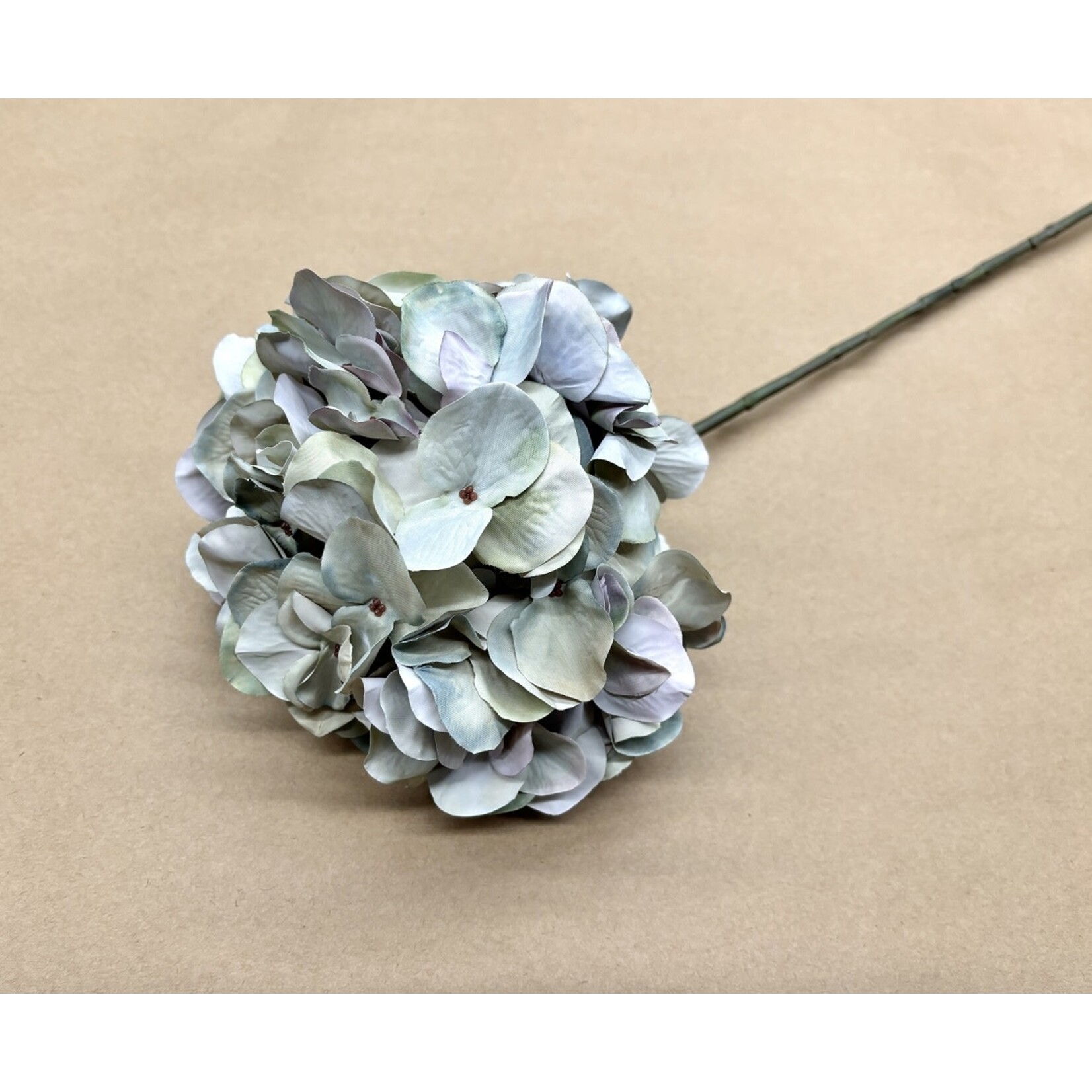 30" HYDRANGEA SPRAY AQUA TEAL