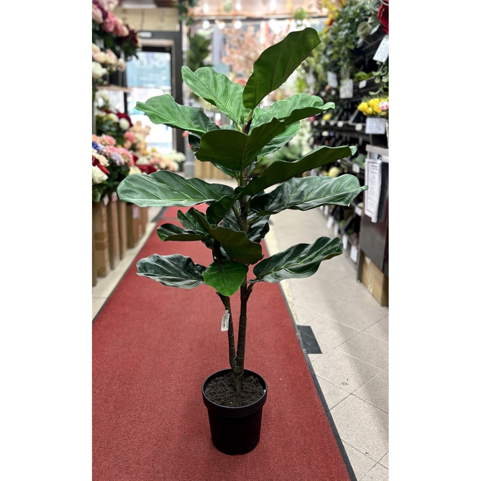 40" FIDDLE LEAF POT GREEN