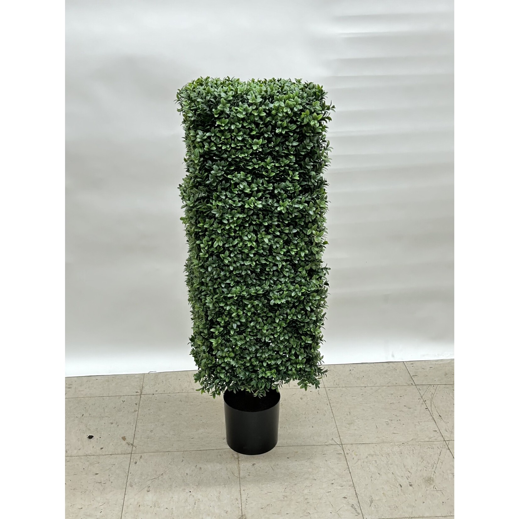 41'' BOXWOOD SQUARE COLUMN TOPIARY GREEN