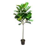 CTF386-GN: 74" FIDDLE LEAF POT GREEN