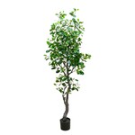 CTF136-GN: 6' EVA FICUS TREE IN POT GREEN
