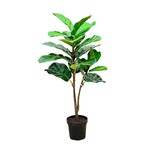 CTF382-GN: 40" FIDDLE LEAF POT GREEN