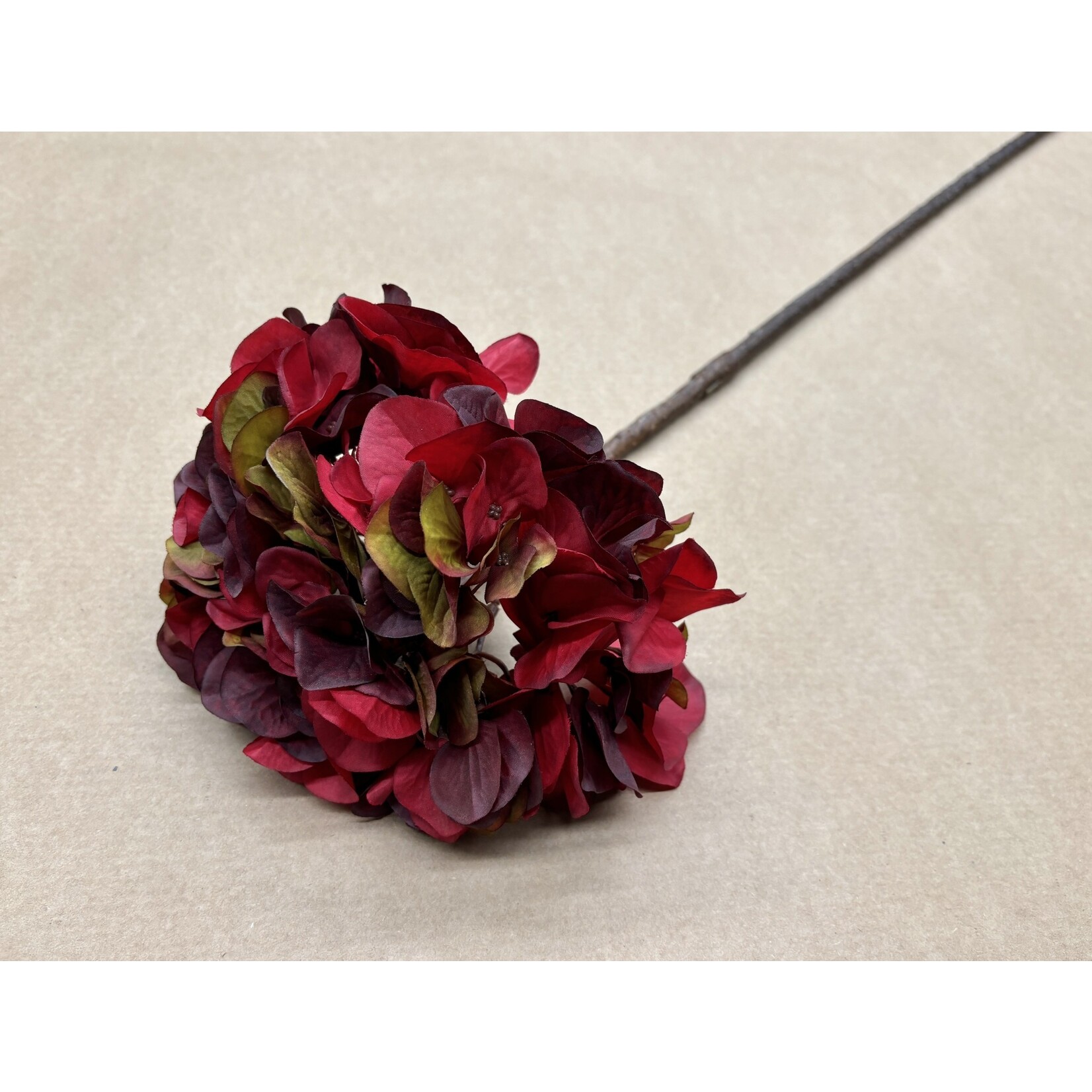 30" HYDRANGEA SPRAY BURGUNDY