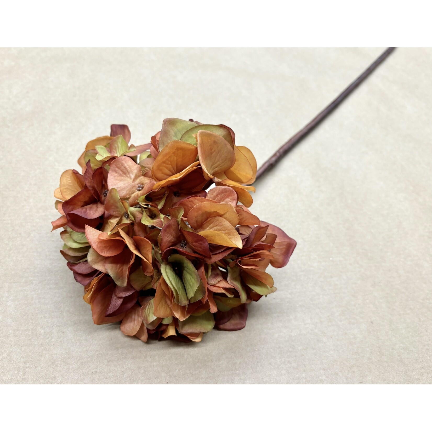 30" HYDRANGEA SPRAY TERRA COTTA BRICK