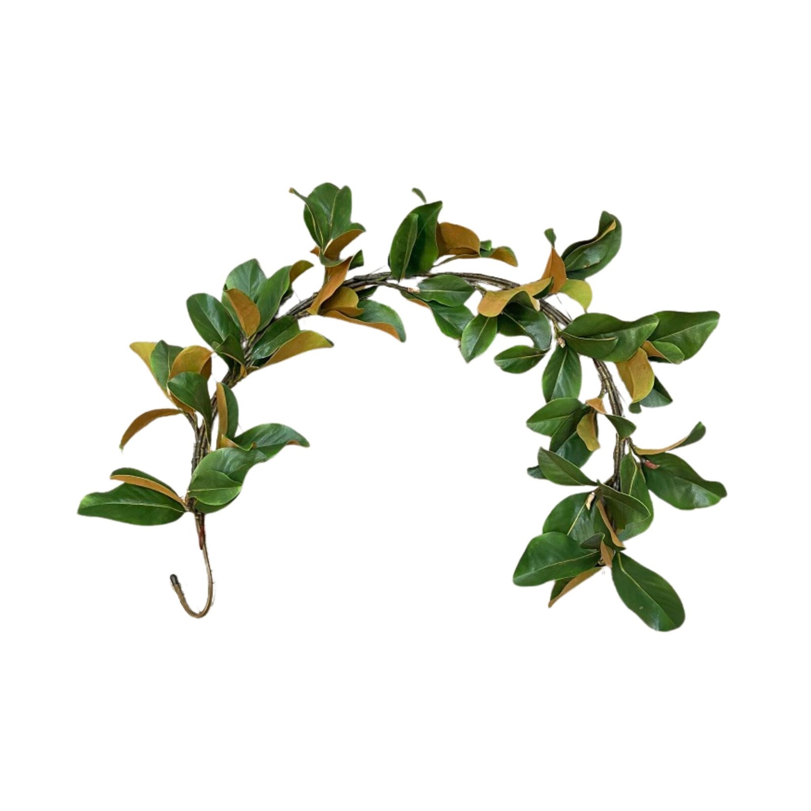 5' MAGNOLIA LEAF GARLAND GREEN
