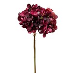 CSH078-BU/RE: 23.6" HYDRANGEA SPRAY BURGUNDY RED