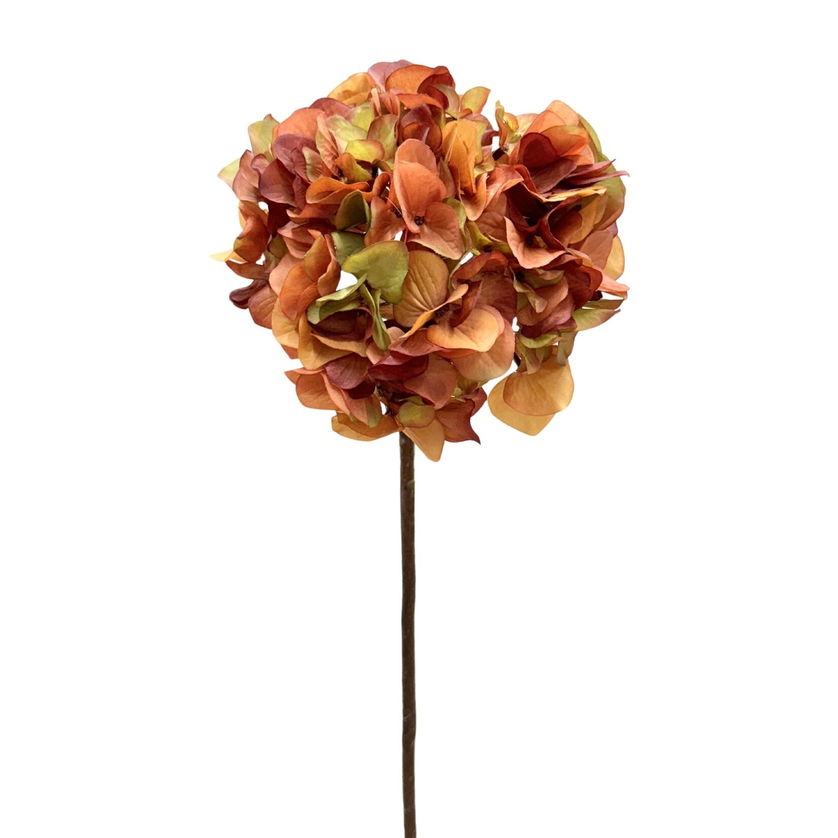 30" HYDRANGEA SPRAY TERRA COTTA BRICK