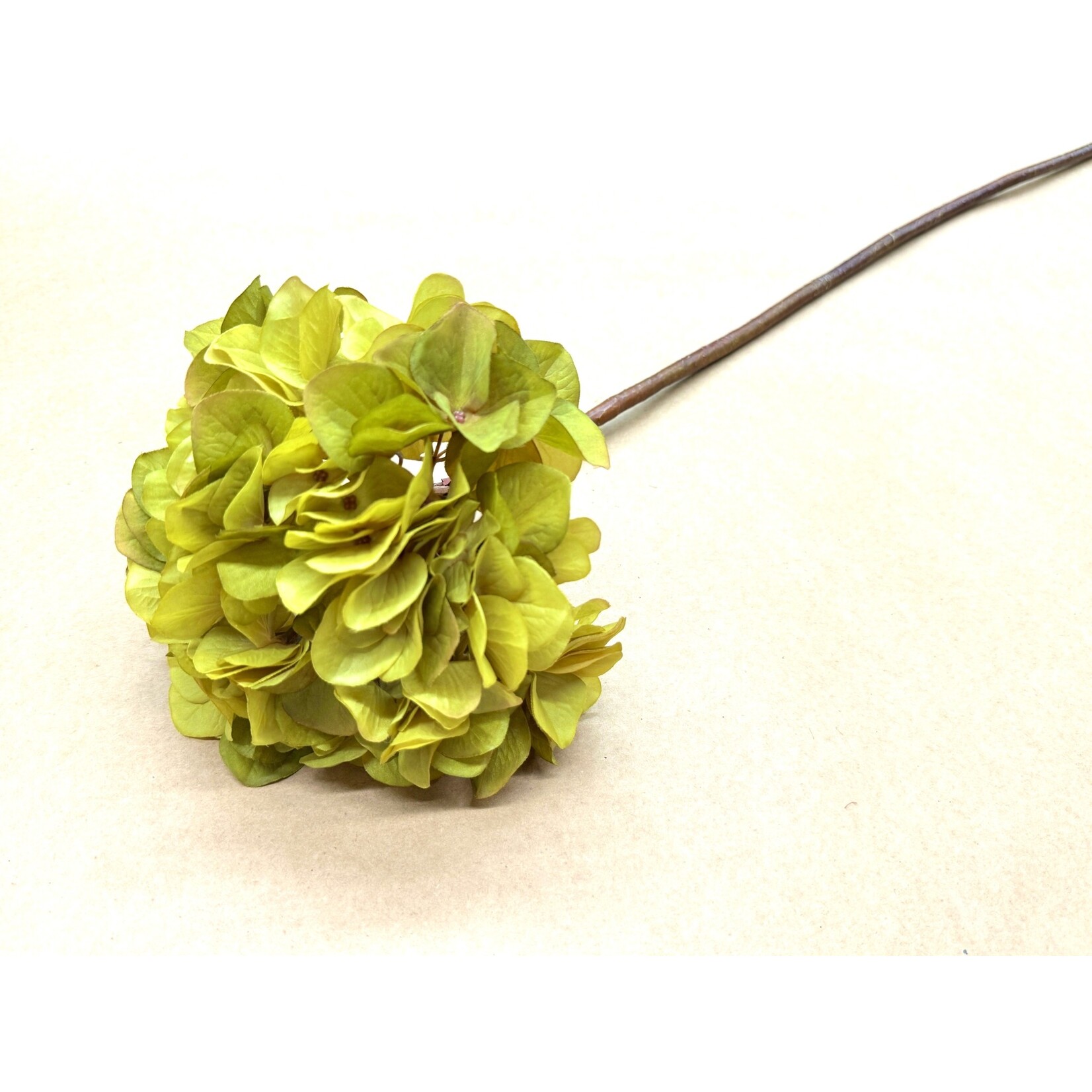 30" HYDRANGEA SPRAY OLIVE GREEN