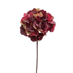 CFH224-BU: 30" HYDRANGEA SPRAY BURGUNDY