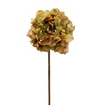 CFH224-BR/GN: 30" HYDRANGEA SPRAY BROWN GREEN