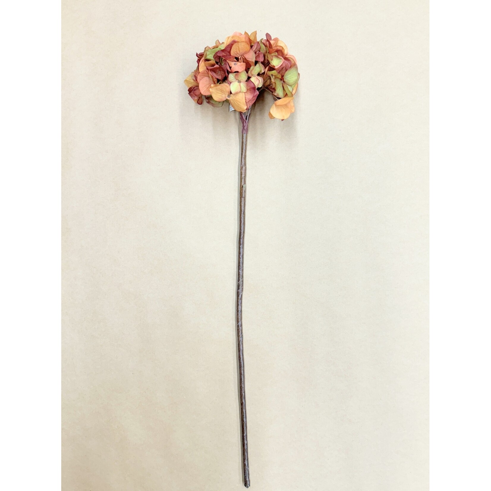 30" HYDRANGEA SPRAY TERRA COTTA BRICK