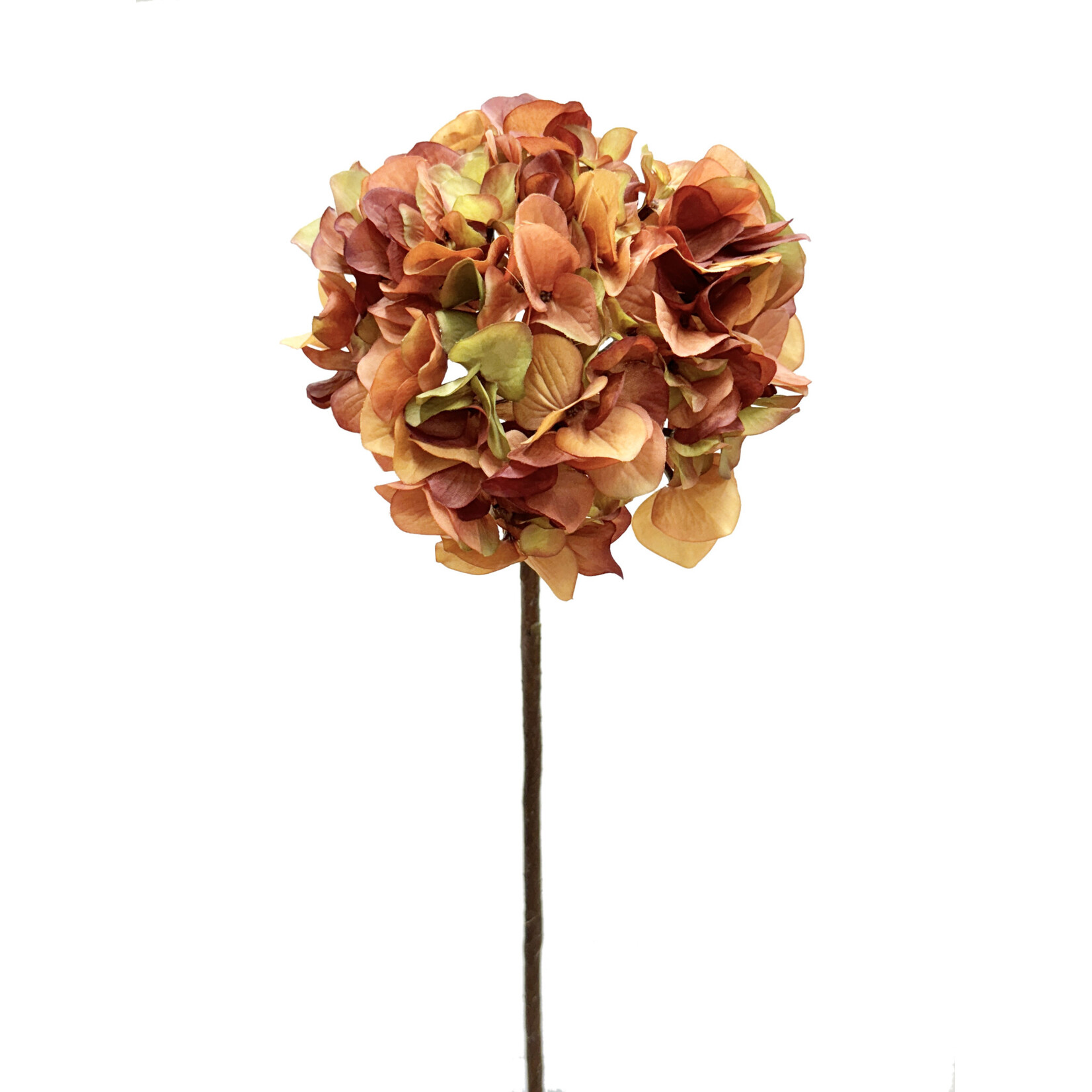 30" HYDRANGEA SPRAY TERRA COTTA BRICK