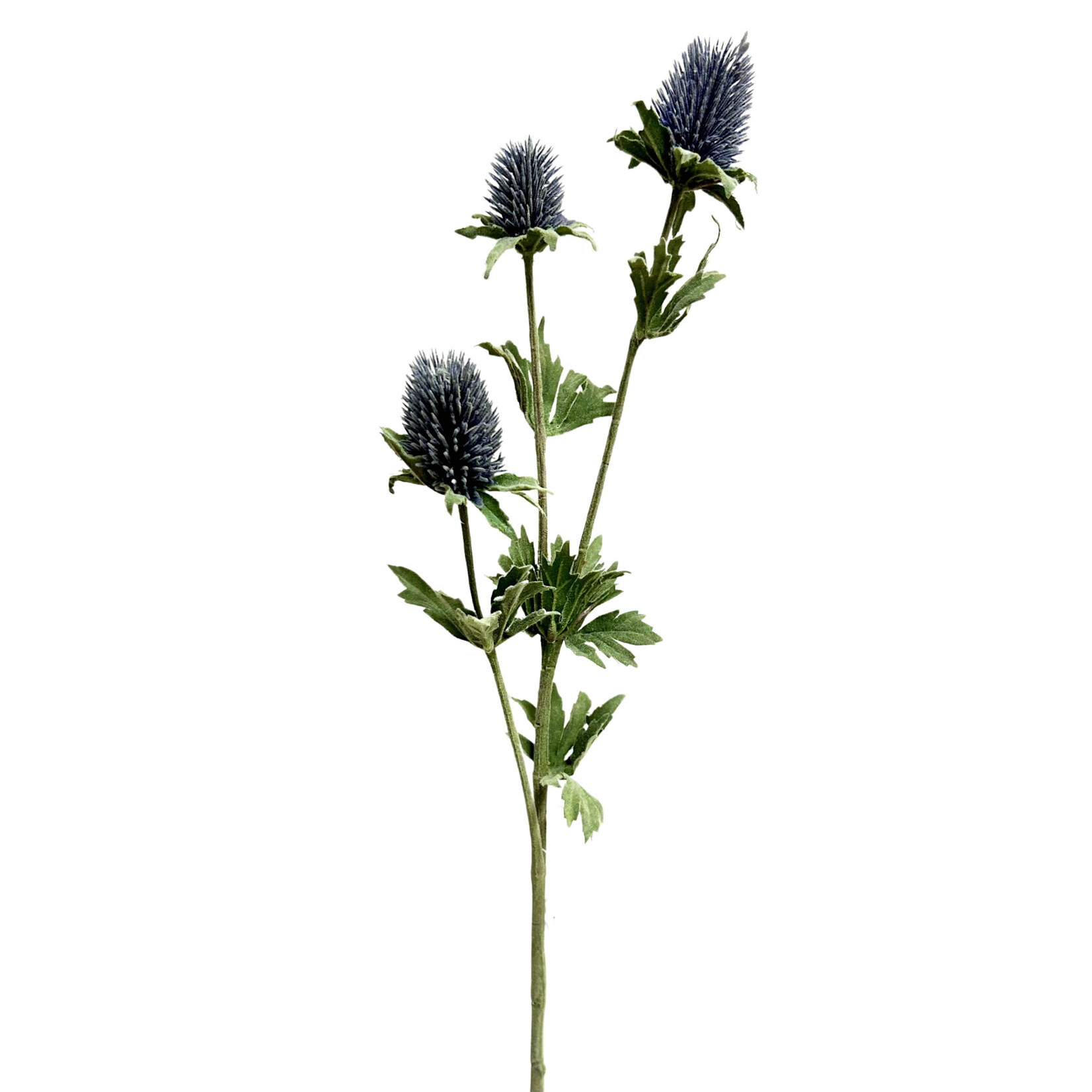 31" THISTLE SPRAY NAVY BLUE