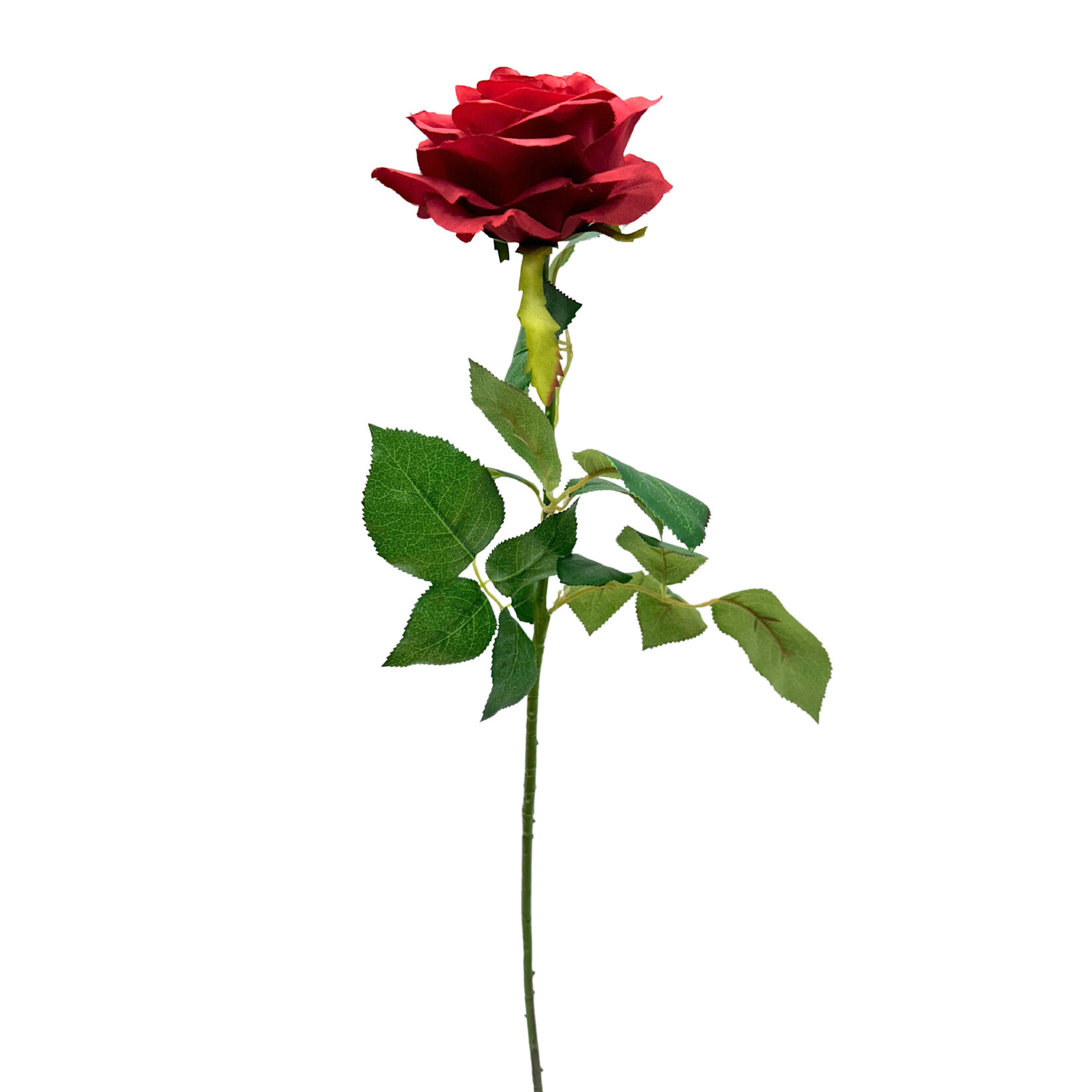 27.5" CONFETTI LG ROSE SPRAY RED TWO TONE