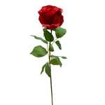 CSR419-RE: 27.5" COTTAGE ROSE BUD SPRAY RED