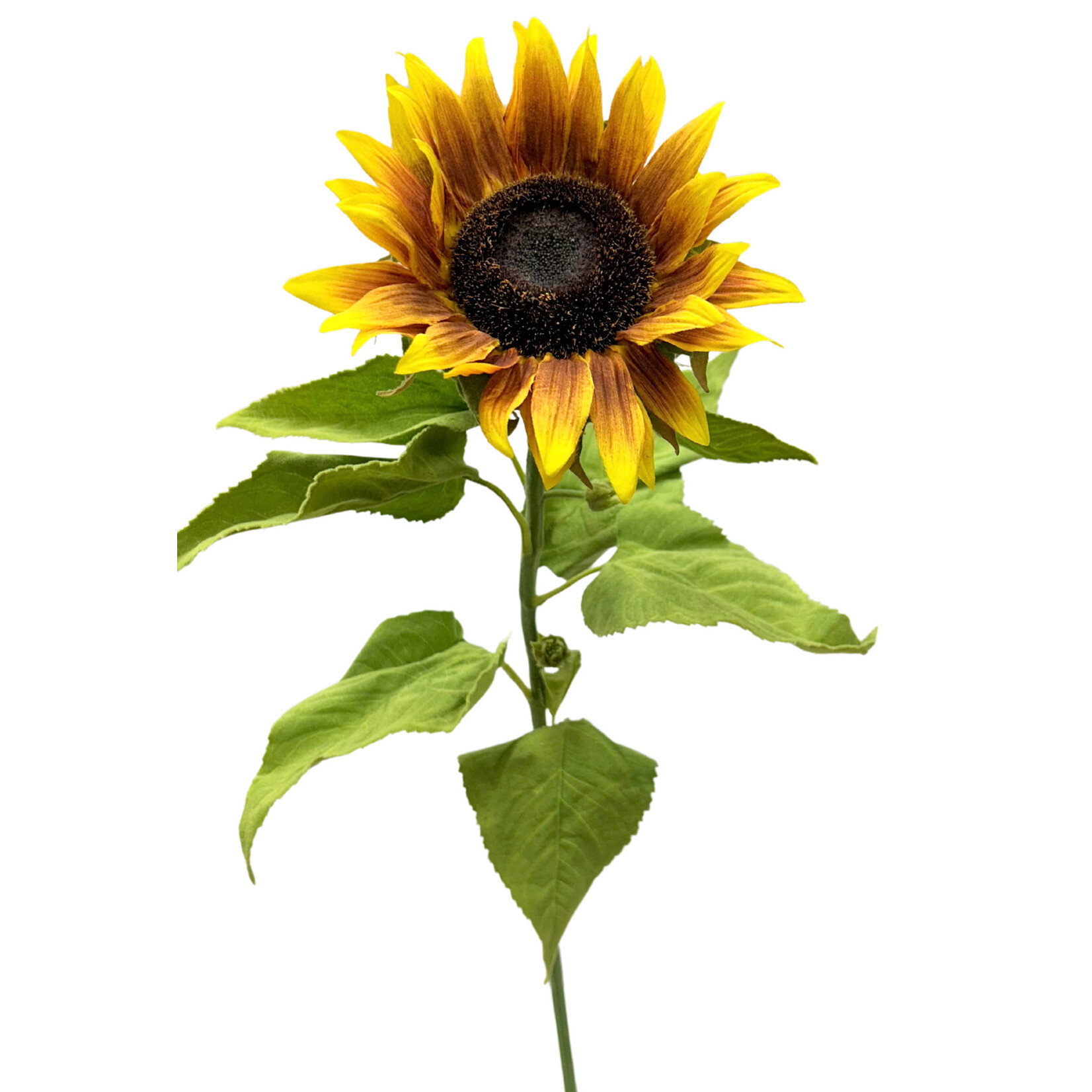 36" SUNFLOWER STEM YELLOW WITH BLACK CENTER