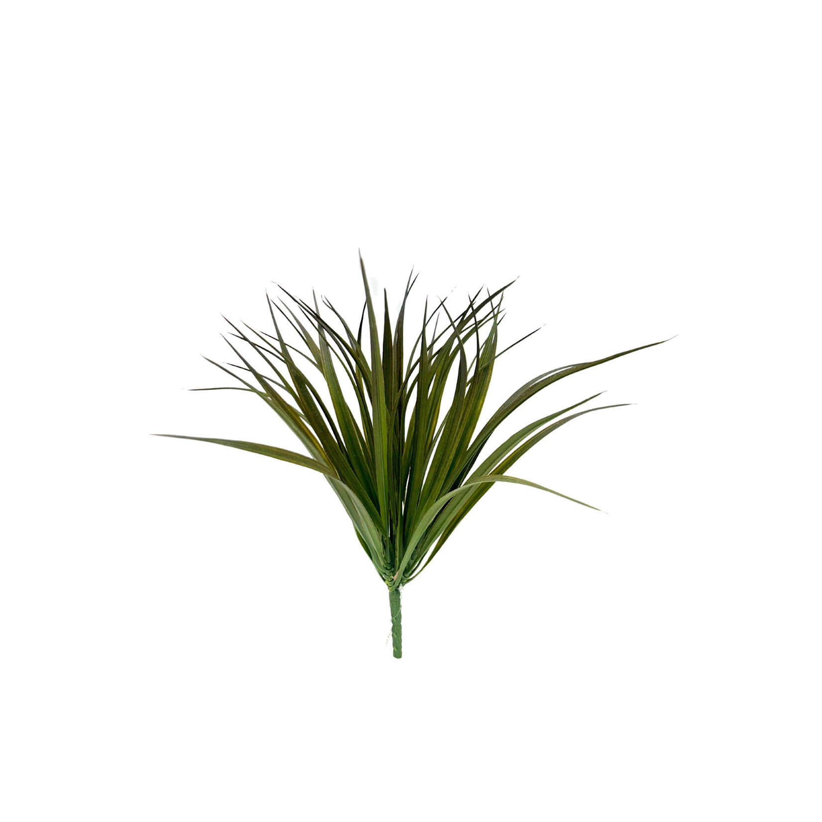 12" VANILLA GRASS BUSH GREEN BROWN