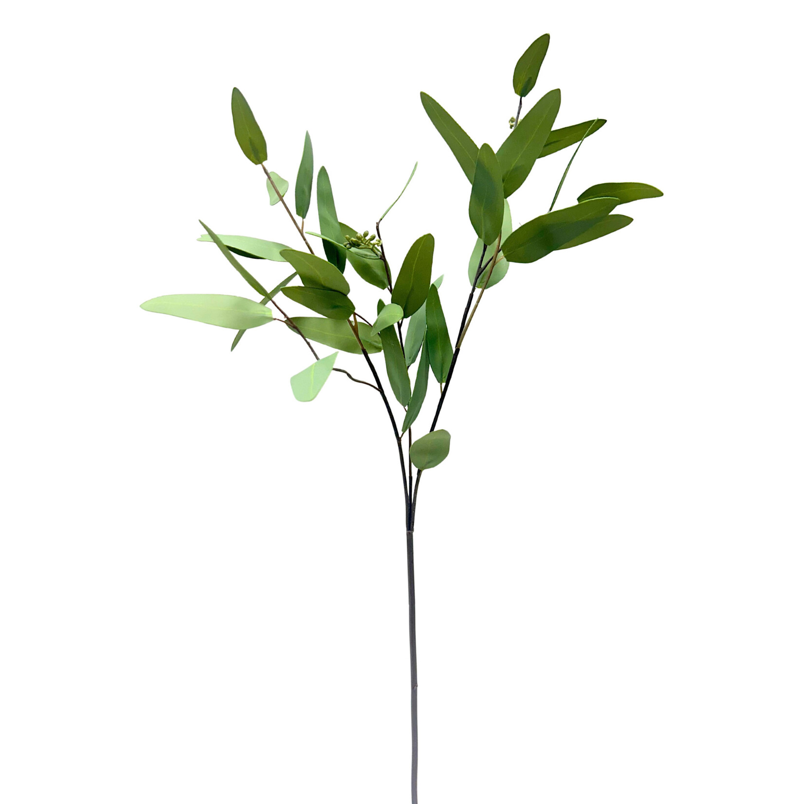 31" EUCALYPTUS LEAF SPRAY GREEN GREY