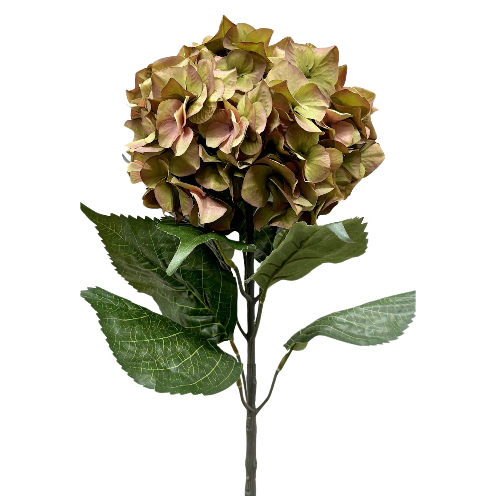 25.5" HYDRANGEA SPRAY MAUVE GREEN
