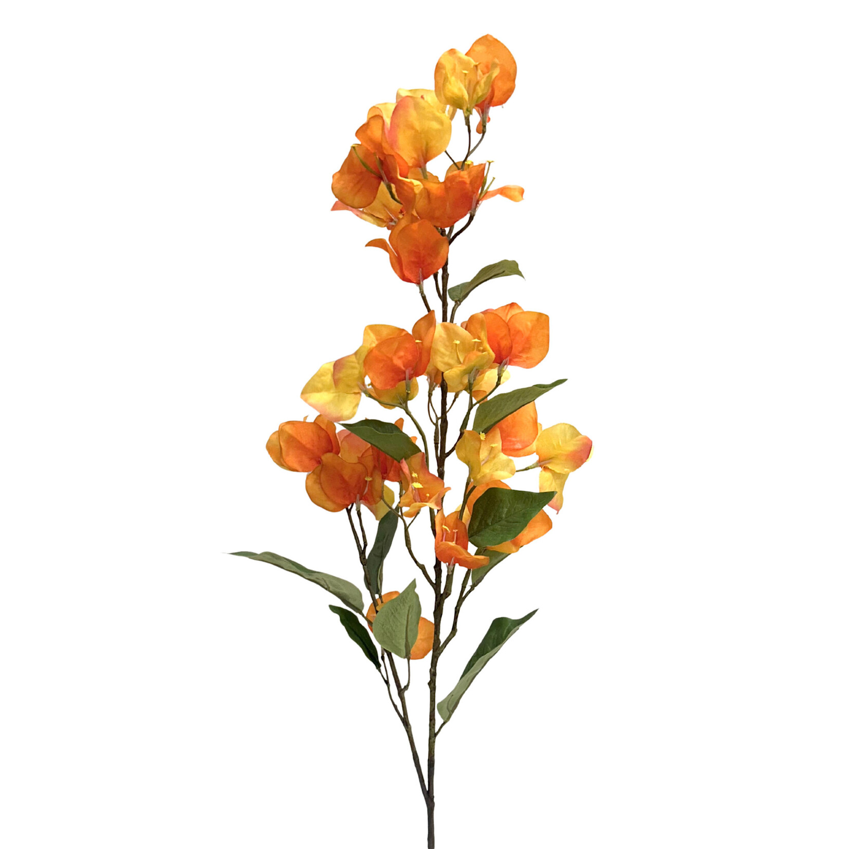 34" BOUGAINVILLEA SPRAY ORANGE PINK