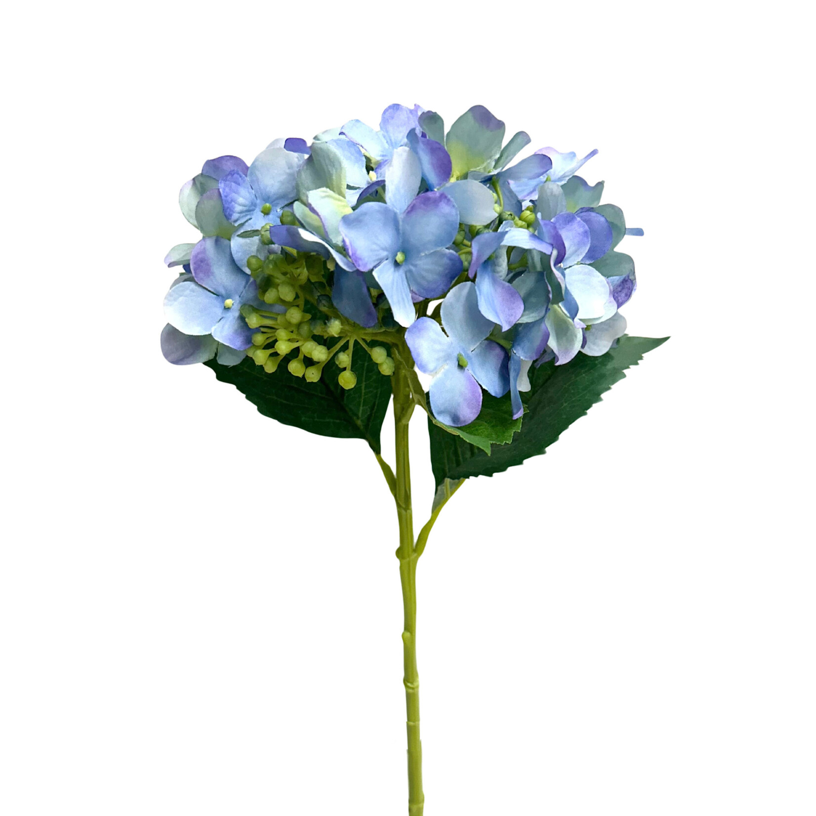 25.5" HYDRANGEA SPRAY LIGHT BLUE