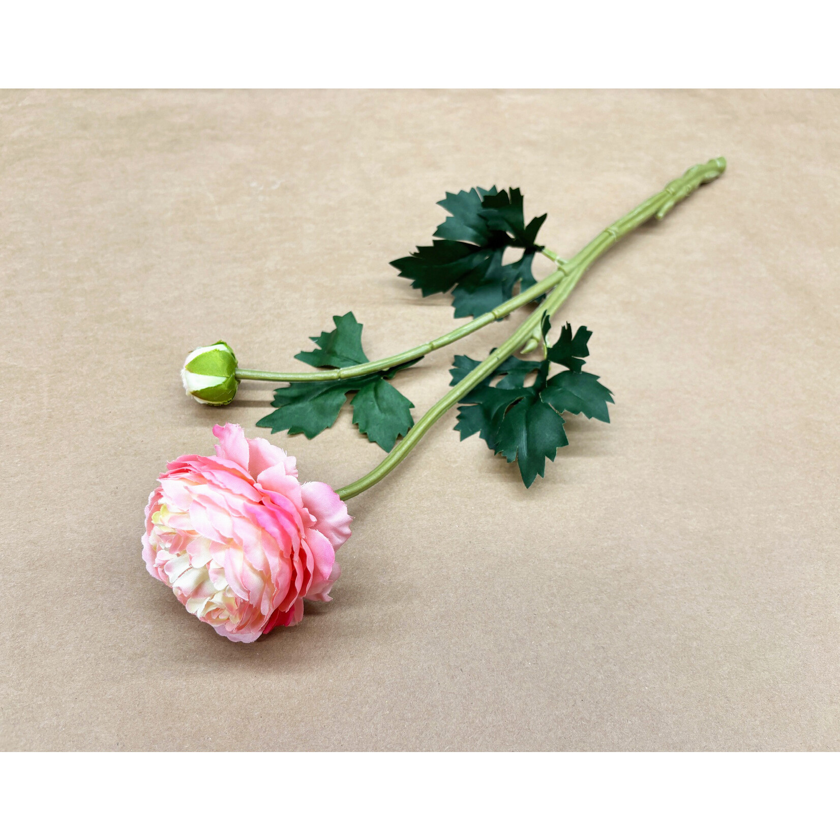 18.9" RANUNCULUS SPRAY PINK CREAM