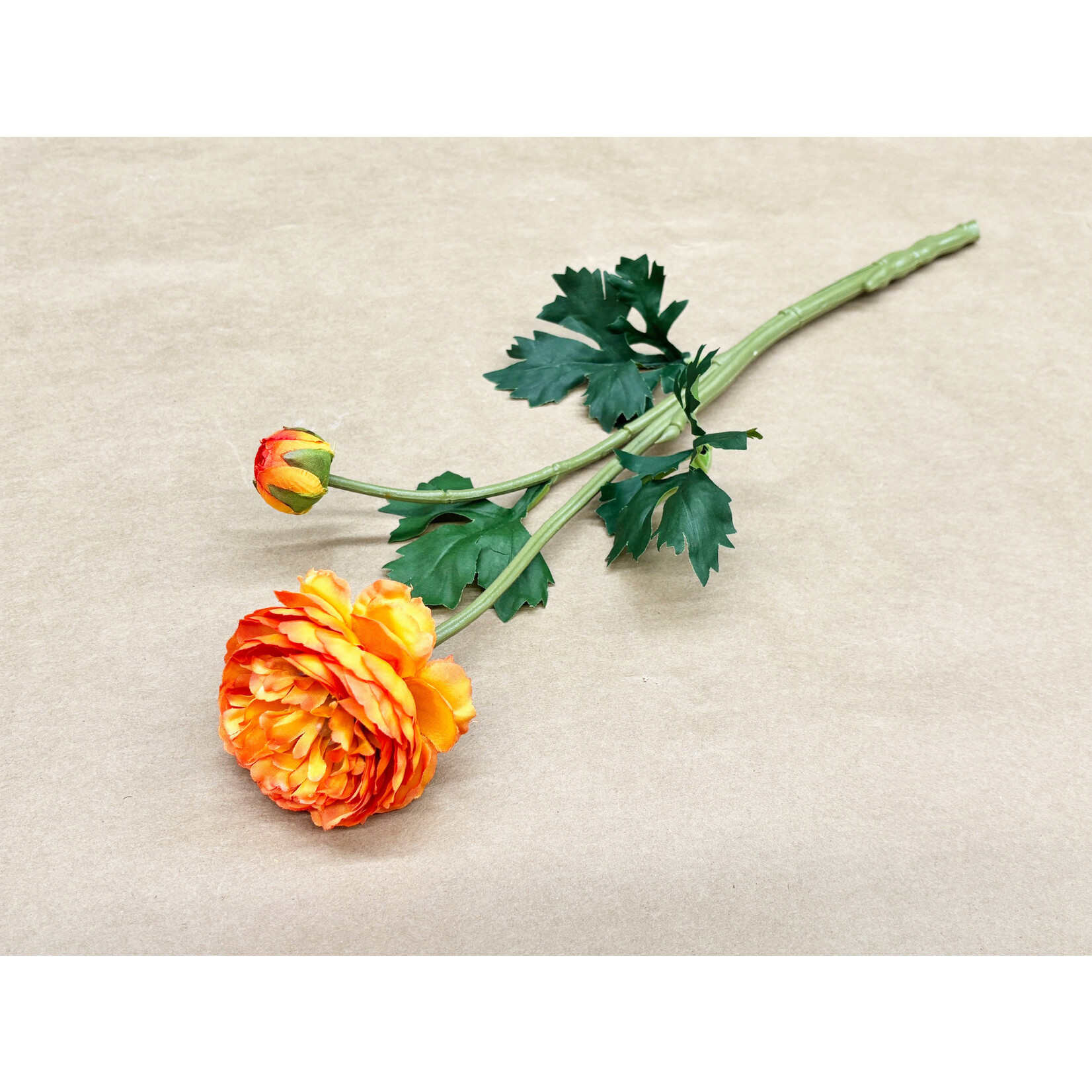 18.9" RANUNCULUS SPRAY ORANGE
